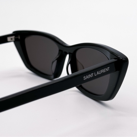 NEW SAINT LAURENT SL277 009 CAT EYE BLACK WOMEN SL 277 009 SUNGLASSES - Picture 8 of 11